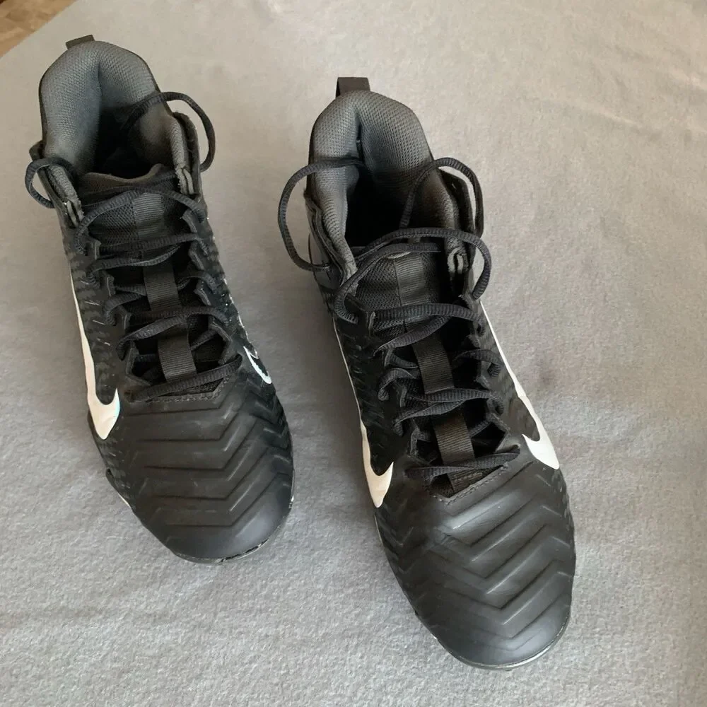 Nike Alpha Baseball Cleats Black Size US 9 W UK 8 EUR 42.5 Good Practice Cleats